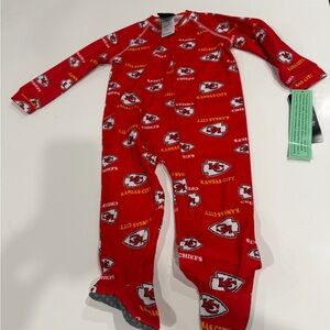 Kansas City Chiefs Kids Pajama Sleep Sack - Red